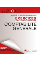 Exercices avec corriges detailles - comptabilite generale - 85 exercices de comptabilite generale av