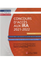 Concours d'acces aux ira (edition 2021/2022)