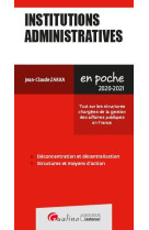 Institutions administratives (edition 2020/2021)