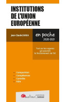 Institutions de l'union europeenne (edition 2020/2021)