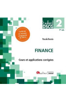 Finance  -  cours et applications corrigees (7e edition)
