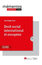 Droit social international et europeen