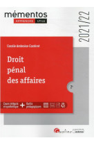 Droit penal des affaires (edition 2021/2022)