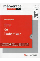 Droit de l'urbanisme (edition 2021/2022)