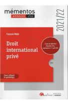 Droit international prive (edition 2021/2022)