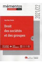 Droit des societes et des groupes (edition 2021/2022)