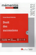 Droit des successions (edition 2021/2022)