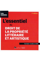 L'essentiel du droit de la propriete litteraire et artistique