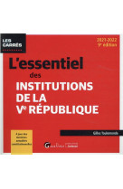 L'essentiel des institutions de la ve republique