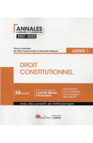 Droit constitutionnel : l1 (edition 2021/2022)