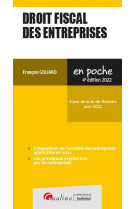 Droit fiscal des entreprises : a jour de la loi de finances pour 2021 (4e edition)