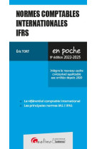 Normes comptables internationales ifrs : integre le nouveau cadre conceptuel applicable aux entites depuis 2020 (9e edition)