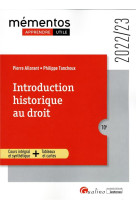 Introduction historique au droit - cours integral et synthetique - tableaux et cartes