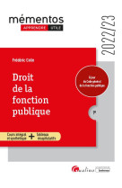 Droit de la fonction publique - toutes les regles en matiere de deontologie et de droits et obligati