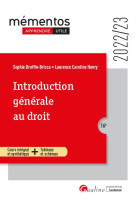 Introduction generale au droit - une synthese accessible sur le droit objectif et les droits subject