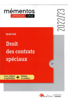 Droit des contrats speciaux (edition 2022/2023)