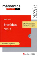 Procedure civile - integre le decret du 25 fevrier 2022 favorisant le recours a la mediation, portan