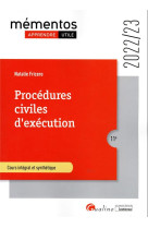 Procedures civiles d'execution : cours integral et synthetique (11e edition)