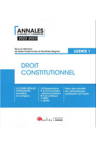 Droit constitutionnel - l1 - 3 copies reelles d'etudiants annotees et corrigees - 10 dissertations -