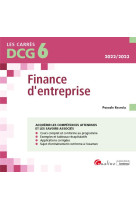 Dcg 6 - finance d'entreprise - cours et applications corrigees