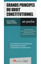 Grands principes du droit constitutionnel : une presentation des notions de constitution, de democratie et de l'exercice du pouvoir (2e edition)