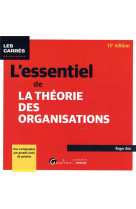 L'essentiel de la theorie des organisations - une cartographie par grande ecole de pensees