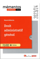 Droit administratif general - un cours clair, structure et accessible pour l'etudiant