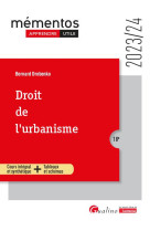 Droit de l'urbanisme - un cours clair, structure et accessible - nombreux schemas et tableaux