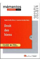 Droit des biens - propriete individuelle - propriete collective - propriete demembree