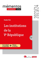 Les institutions de la ve republique - cours integral et synthetique - tableaux et schemas