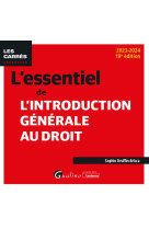 L'essentiel de l'introduction generale au droit