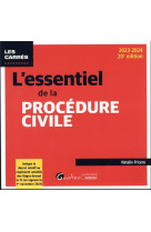 L'essentiel de la procedure civile - integre le decret relatif au reglement amiable des litiges deva