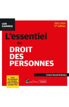 L'essentiel du droit des personnes - a jour de l'ordonnance sur l'adoption entree en vigueur en janv