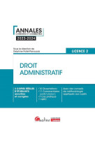 Droit administratif - l2 - 3 copies reelles d'etudiants annotees et corrigees - 10 dissertations - 1