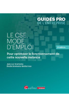 Le cse, mode d'emploi - pour optimiser le fonctionnement de cette nouvelle instance