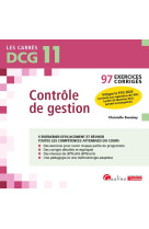 Dcg 11 - exercices corriges - controle de gestion - 97 exercices corriges pour s'entrainer efficacem