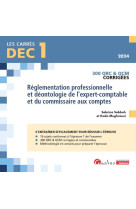 Dec 1 - qrc et qcm corrigees - reglementation professionnelle et deontologie de l'expert-comptable e