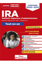 Concours ira - categorie a - tout-en-un - annales 2020 incluses (edition 2020/2021)