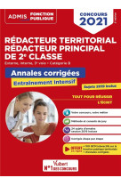 Concours redacteur territorial et redacteur principal 2e classe - categorie b (edition 2021)