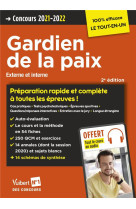 Concours gardien de la paix  -  categorie b  -  preparation rapide et complete a toutes les epreuves (edition 2021/2022)