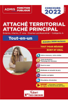 Concours attache territorial - attache principal - categorie a - tout-en-un - fil d'actu offert - co