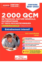 2000 qcm de francais, culture generale, mathematiques et tests psychotechniques  -  epreuve de preadmissibilite