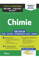 Chimie mp/mp* psi/psi* pt/pt* - tout-en-un - conforme a la nouvelle reforme - cours - synthese - met