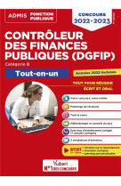 Concours controleur des finances publiques (dgfip) - categorie b - tout-en-un - concours 2022-2023