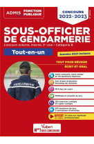 Concours sous-officier de gendarmerie : categorie b  -  tout-en-un  -  20 tutos offerts  -  gendarme externe, interne et 3e voie  -  concours 2022-2023²