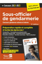 Concours sous-officier de gendarmerie - preparation rapide et complete a toutes les epreuves - annal