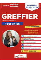 Concours greffier - categorie b - tout-en-un - annales 2022 offertes - concours externe 2023-2024