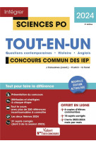 Sciences po - concours commun des iep 2024 - tout-en-un - questions contemporaines - histoire - angl