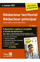 Concours redacteur territorial et redacteur principal : categorie b  -  preparation rapide et complete