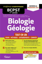 Biologie-geologie bcpst 1re annee - conforme au nouveau programme 2021 - cours - schema-bilan - meth